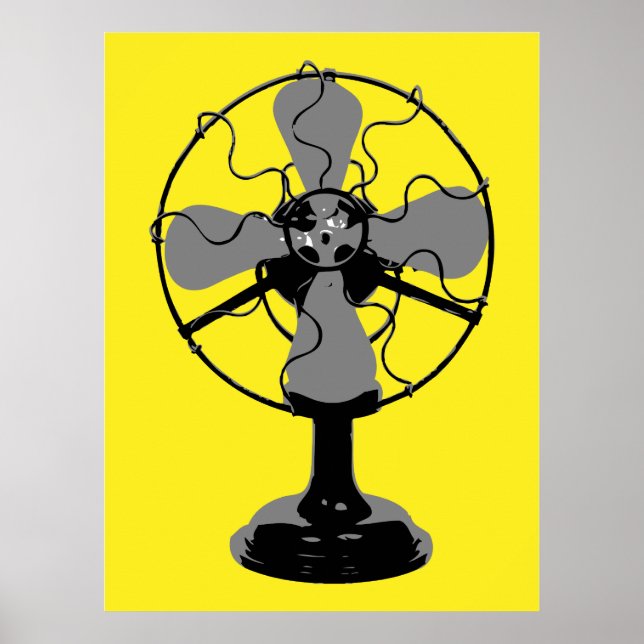 Lüfter der 50er Jahre Poster (Vorne)