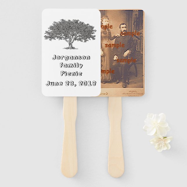 Lüfter - Family Wiedersehen Tree Fächer (Vorne und Hinten)