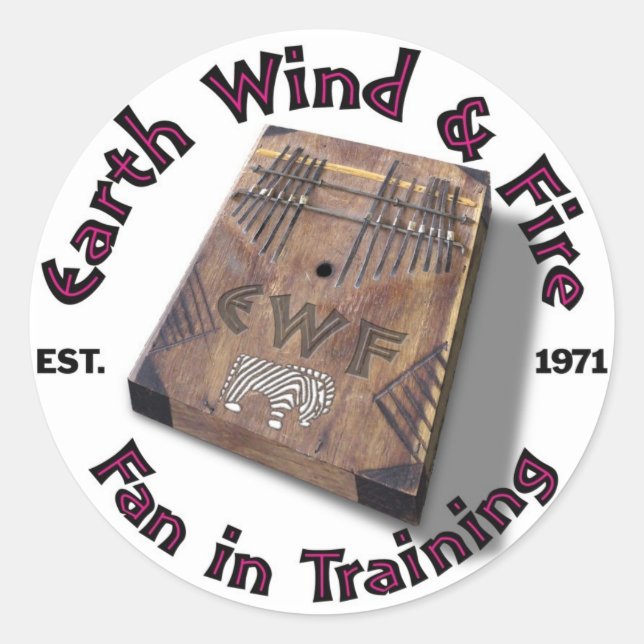 Lüfter in Trainingsklebern Runder Aufkleber (Vorderseite)