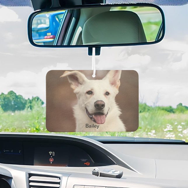 Lufterfrischer | Benutzerdefiniertes Foto, Text, L (Create your own custom photo car air freshener, it's easy to do it yourself!)