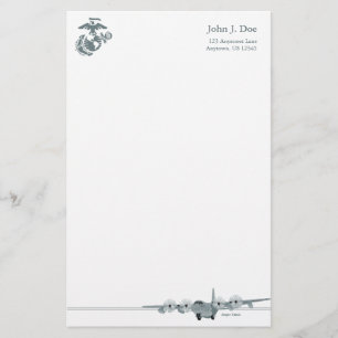 Luftfahrt-Briefpapier USMC-C-130 Briefpapier
