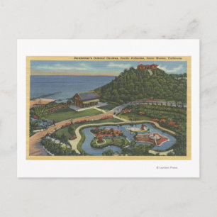 Luftfahrt des Orientalischen Gartens von Bernheime Postkarte