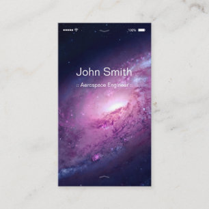 Luftfahrt-Engineer - Anpassbare flache Benutzerobe Visitenkarte