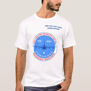 Luftfahrt, Flughafen, Pilot, Tourist-Chic T-Shirt