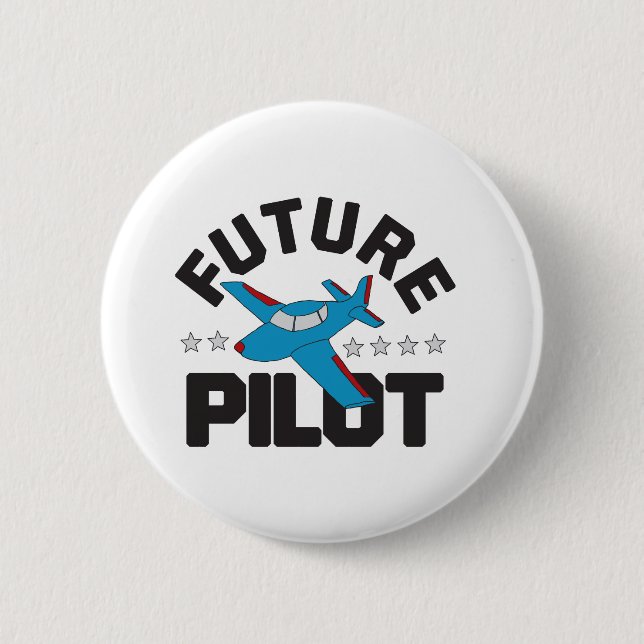 Luftfahrt für Kinder, die in Zukunft hohe Piloten  Button (Vorderseite)