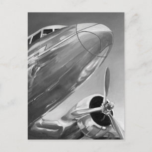 Luftfahrt-Ikone: Oben-Nahe Ansicht Postkarte