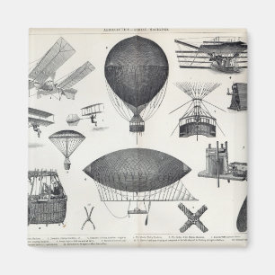 Luftfahrt - Luftmaschinen Magnet