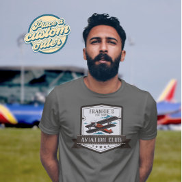Luftfahrt Pilot Club Custom T-Shirt