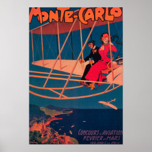 Luftfahrt-sportliches Plakat