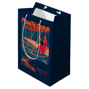 Luftfahrt-sportliches Plakat Mittlere Geschenktüte
