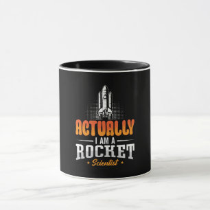 Luftfahrtingenieur eigentlich bin ich eine Raketen Tasse