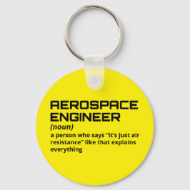 Luftfahrtingenieur - Funny Definition B-4 Schlüsselanhänger