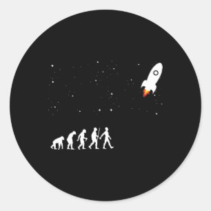 Luftfahrtingenieur Runder Aufkleber