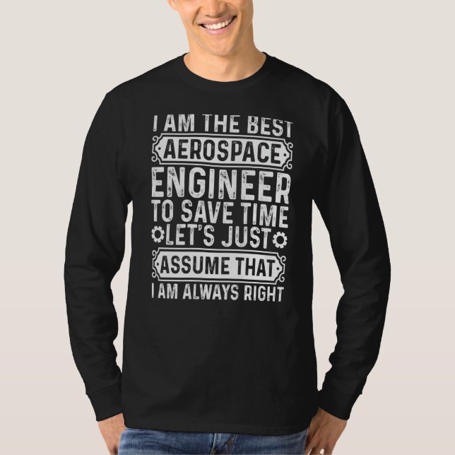 Luftfahrtingenieur T-Shirt (Vorderseite)