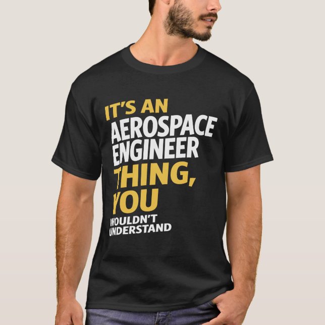 Luftfahrtingenieur T-Shirt (Vorderseite)