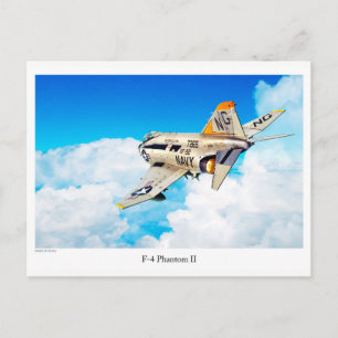 LuftfahrtkunstPostkarte "F-4 Phantom II" Postkarte