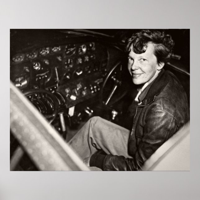 LUFTFAHRTPIONEER AMELIA EARHART — 1937 POSTER (Vorne)