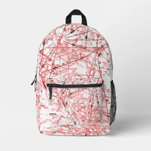 Luftfahrtskizze Bedruckter Rucksack