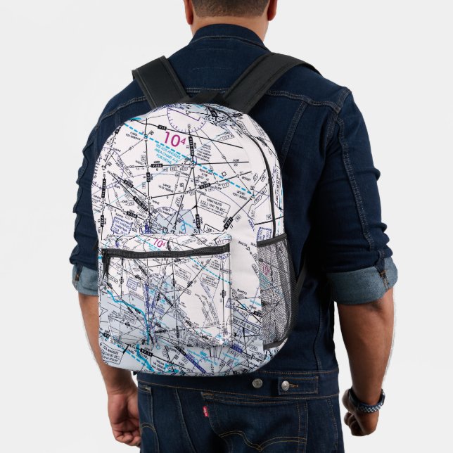 Luftfahrtskizze Bedruckter Rucksack (Insitu (Modell))