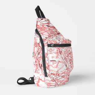 Luftfahrtskizze Crossbody Bag