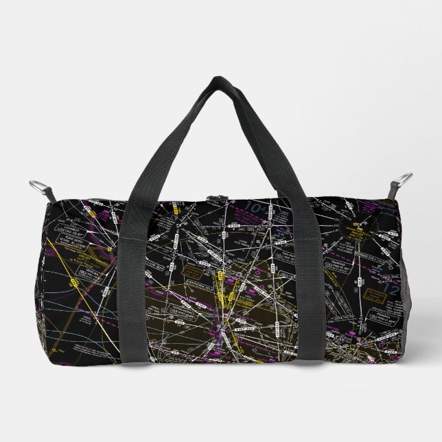 Luftfahrtskizze Duffle Bag (Vorderseite)