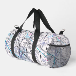 Luftfahrtskizze Duffle Bag