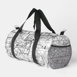 Luftfahrtskizze Duffle Bag