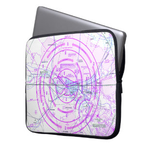 Luftfahrtskizze Laptopschutzhülle
