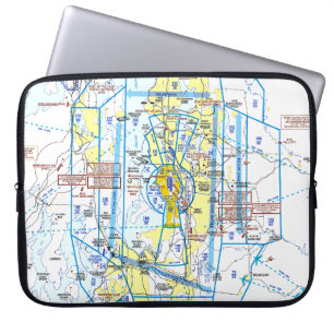 Luftfahrtskizze Laptopschutzhülle