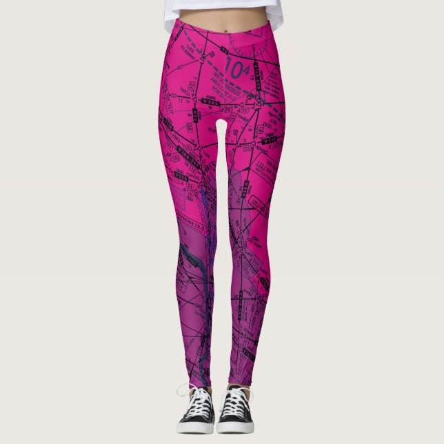 Luftfahrtskizze Leggings (Vorderseite)
