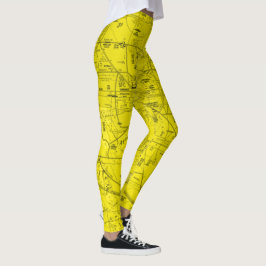 Luftfahrtskizze Leggings