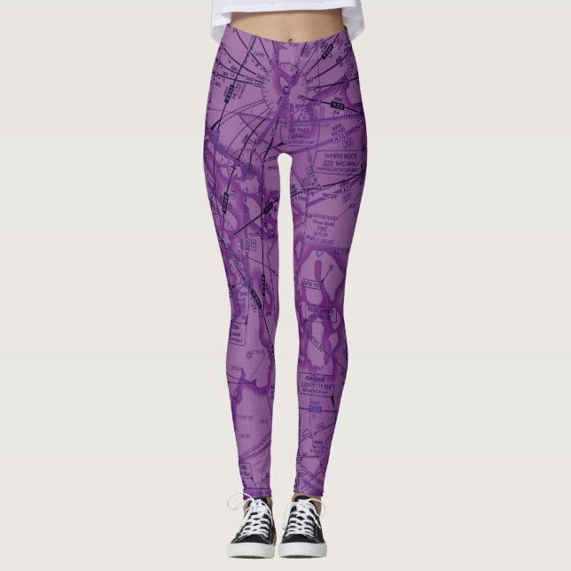 Luftfahrtskizze Leggings (Vorderseite)