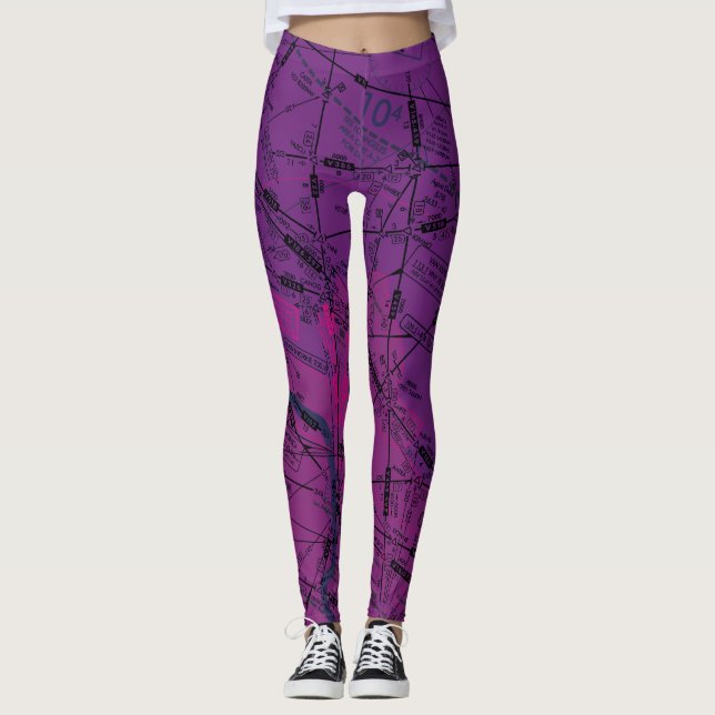 Luftfahrtskizze Leggings (Vorderseite)