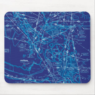 Luftfahrtskizze Mousepad