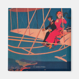 Luftfahrtsportplakat Magnet