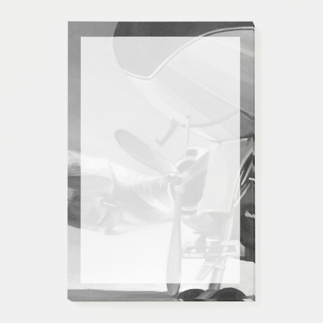 Luftfahrtzeichen Post-it Klebezettel (Vorderseite)