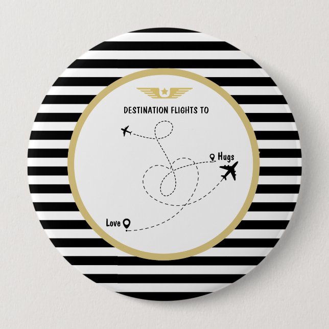 Luftfahrzeug am Bestimmungsort Luftfahrzeug und Fl Button (Vorderseite)