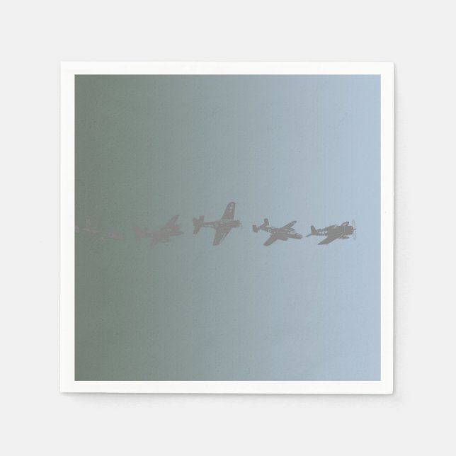 Luftfahrzeug des Zweiten Weltkriegs Serviette (Vorderseite)