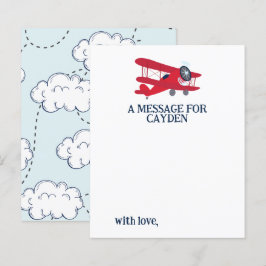 Luftfahrzeug erste Geburtstagskapsel