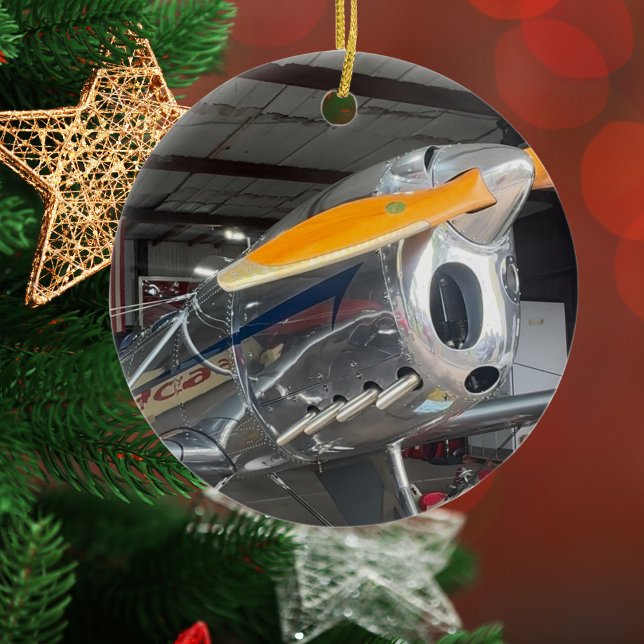 Luftfahrzeug Foto Weihnachten Personalisierten Car Keramik Ornament (Von Creator hochgeladen)