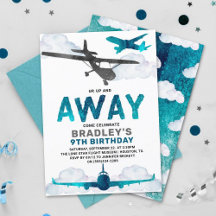 Luftfahrzeug jedes Alter Geburtstagspartei