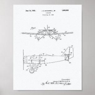 Luftfahrzeug Typ 2 Weißbuch über Patente 1932 Poster