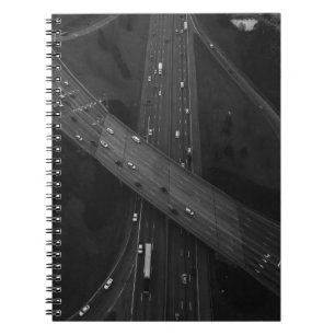 LUFTFAHRZEUGFOTOGRAFIE AUF DER STRASSE NOTIZBLOCK