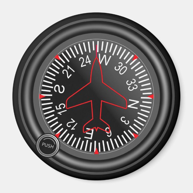 Luftfahrzeugführungsanzeiger Magnet (Vorne)