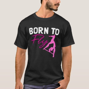 Luftflug Geboren um zu fliegen für Luftakrobaten S T-Shirt