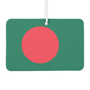 Luftfreunde mit Flagge von Bangaldesh Autolufterfrischer