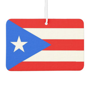 Luftfreunde mit Flagge von Puerto Rico Autolufterfrischer