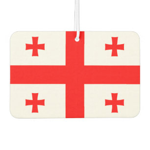 Luftfreunde mit georgischer Flagge Autolufterfrischer