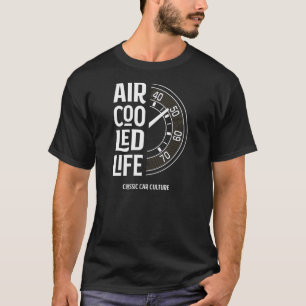 Luftgekühlte Lebensdauer - Speedo-Tachometer Gauge T-Shirt