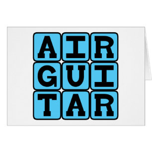 Luftgitarre, Falsches Musikinstrument